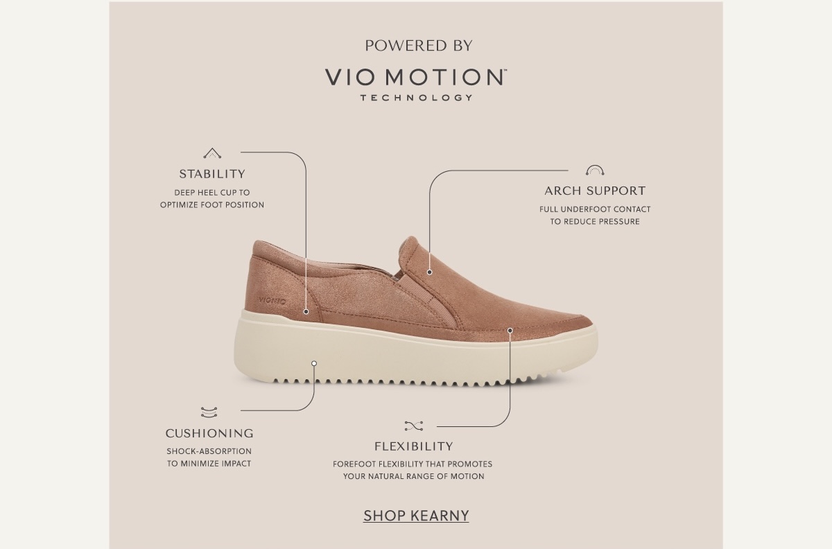 New Hues for Kearny Vionic Shoes