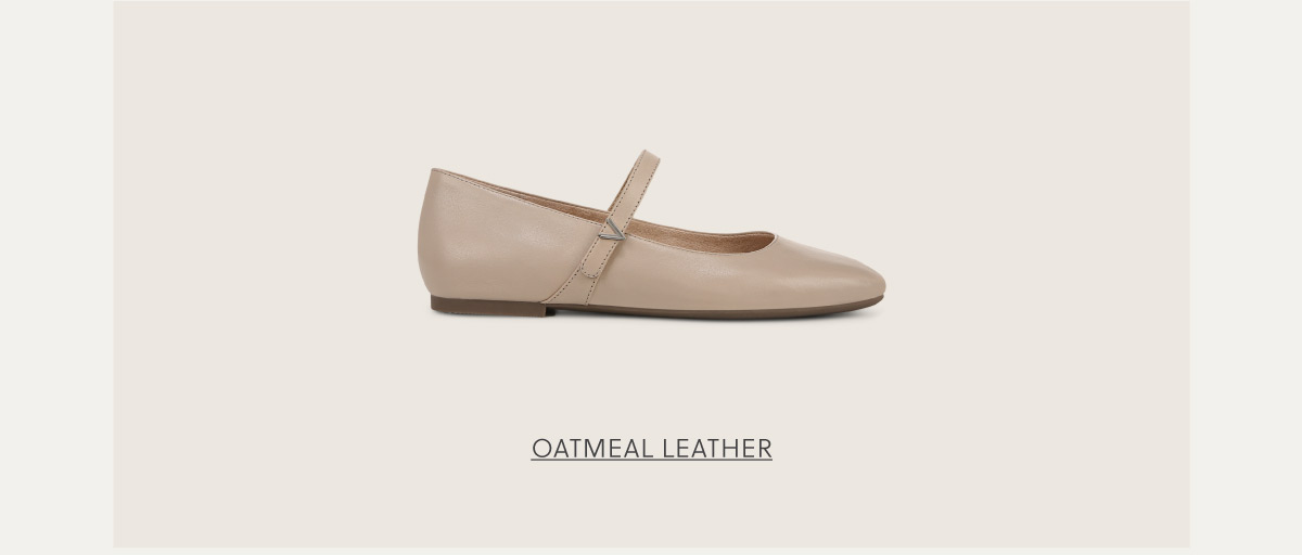 Alameda Mary Jane: Oatmeal Leather