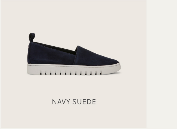 Navy Suede