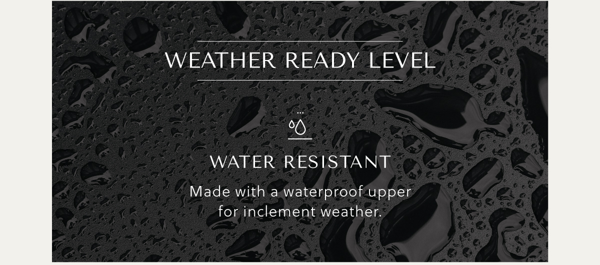 Water Resistant