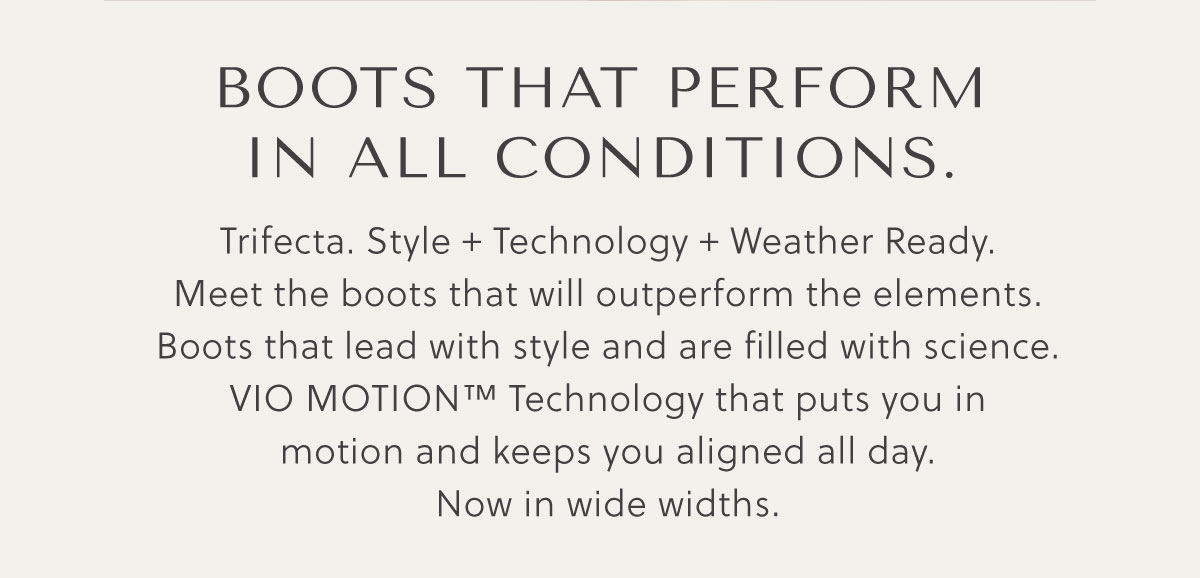 Boots That Perform In All Conditions