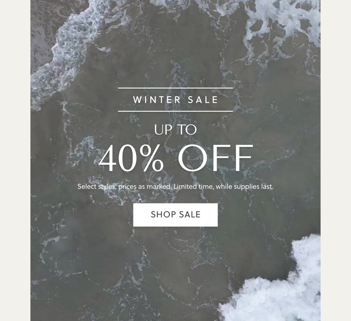 Winter Sale: Up To 40% OFF Sale 