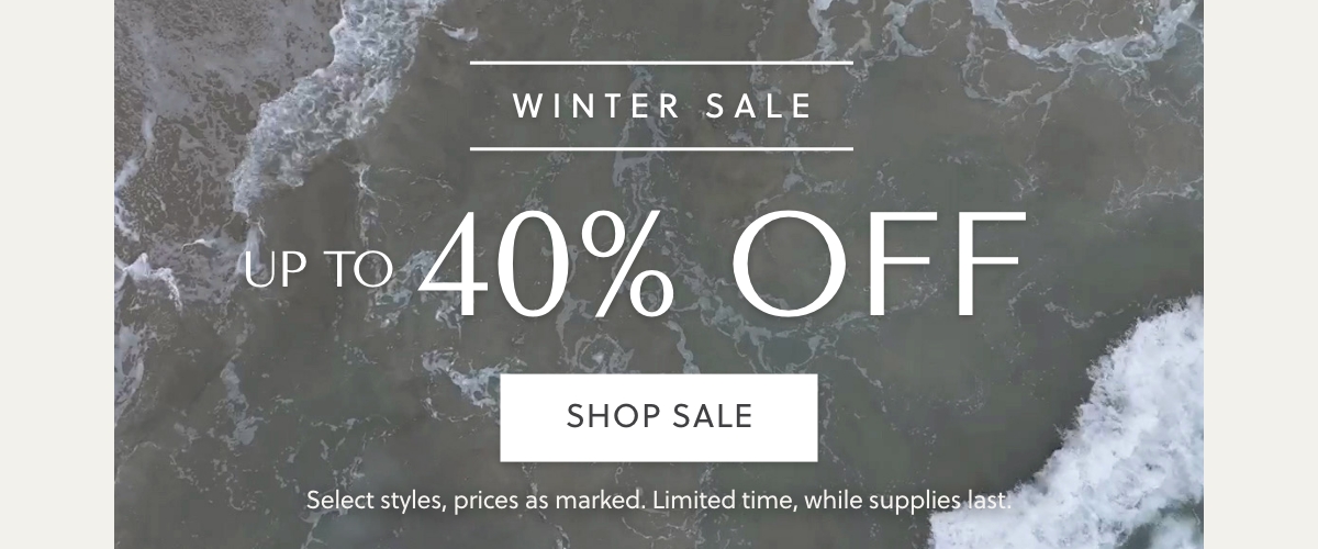 Winter Sale 40% OFF