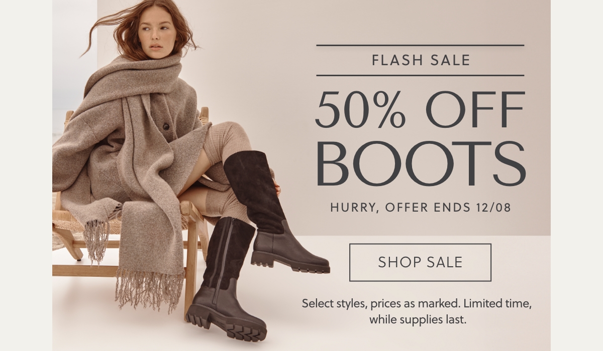 Flash Sale - 50% OFF Boots - Shop Sale