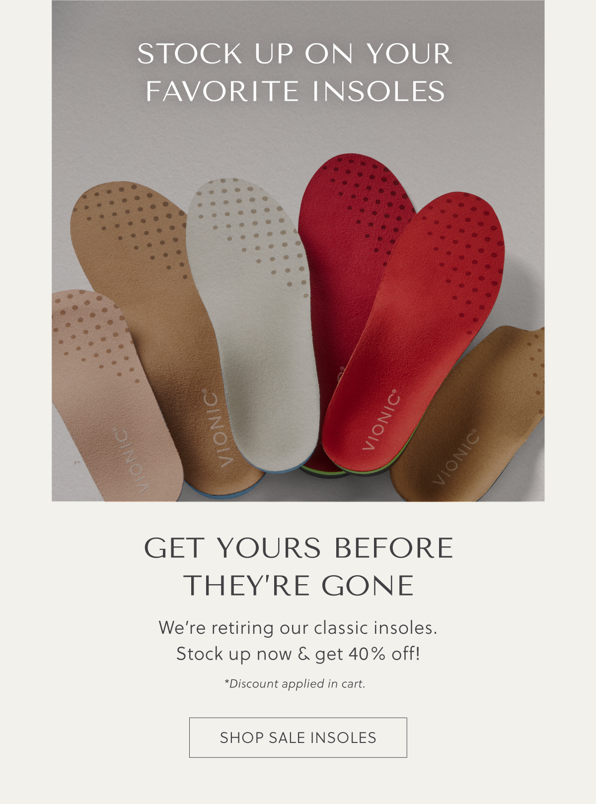 Shop Sale Insoles