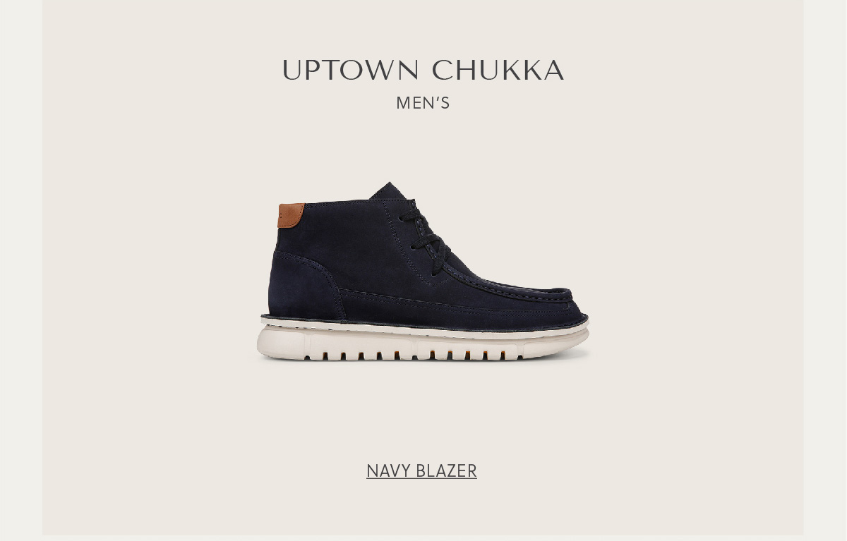 UPTOWN CHUKKA - MEN'S - NAVY BLAZER
