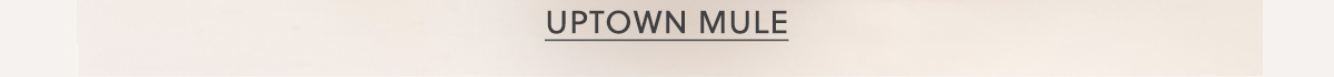SHOP UPTOWN MULE
