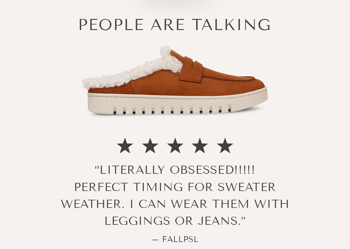 PEOPLE ARE TALKING - ***** - ''LITERALLY OBSESSED!!!!! PERFECT TIMING FOR SWEATER WEATHER. I CAN WEAR THEM WITH LEGGINGS OR JEANS.'' - FALLPSL