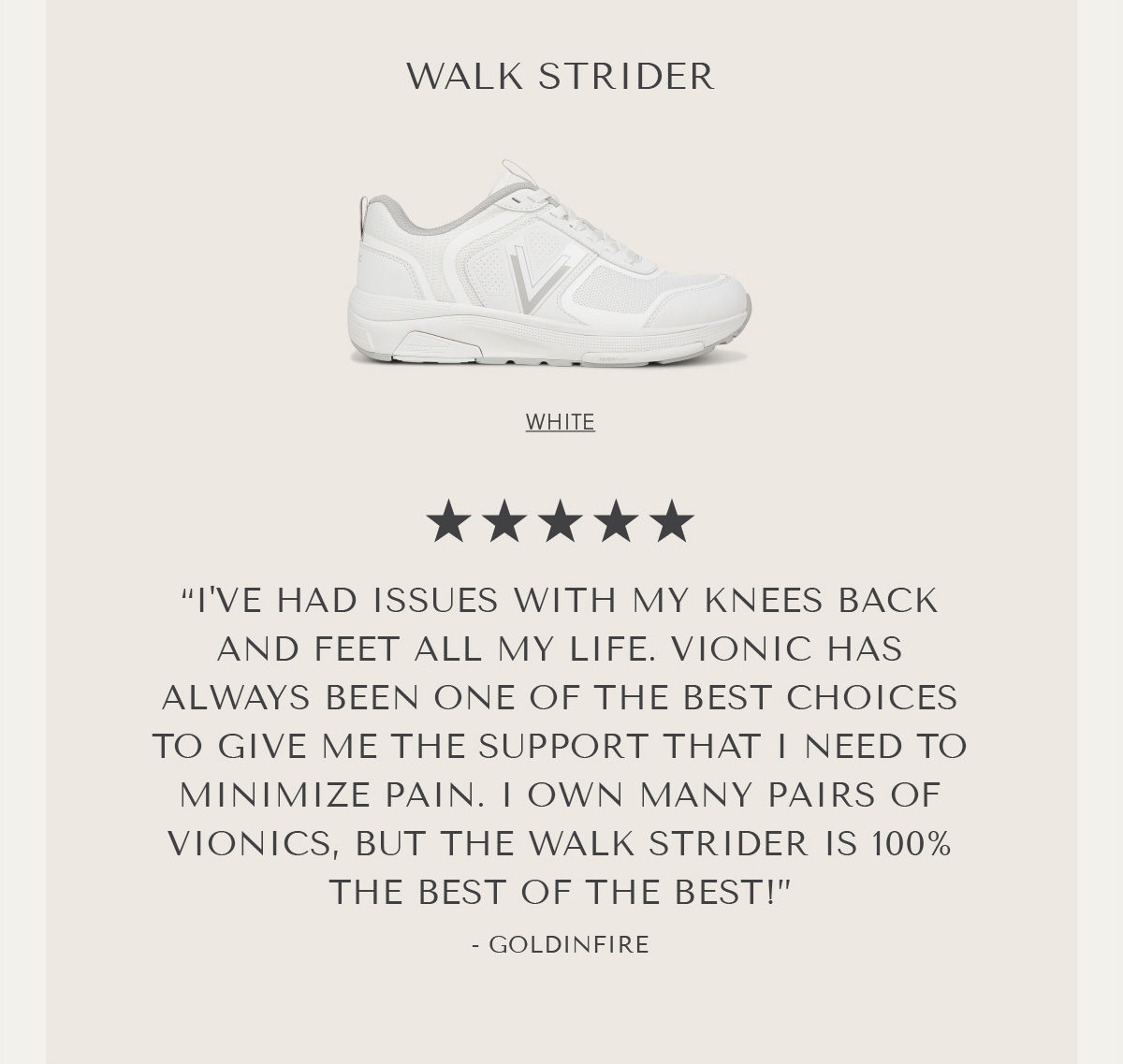 WALK STRIDER - WHITE - ***** - 