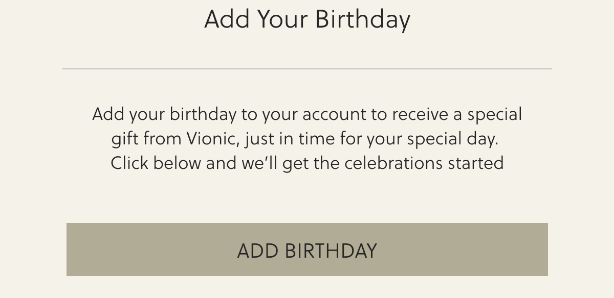 Add Your Birthday