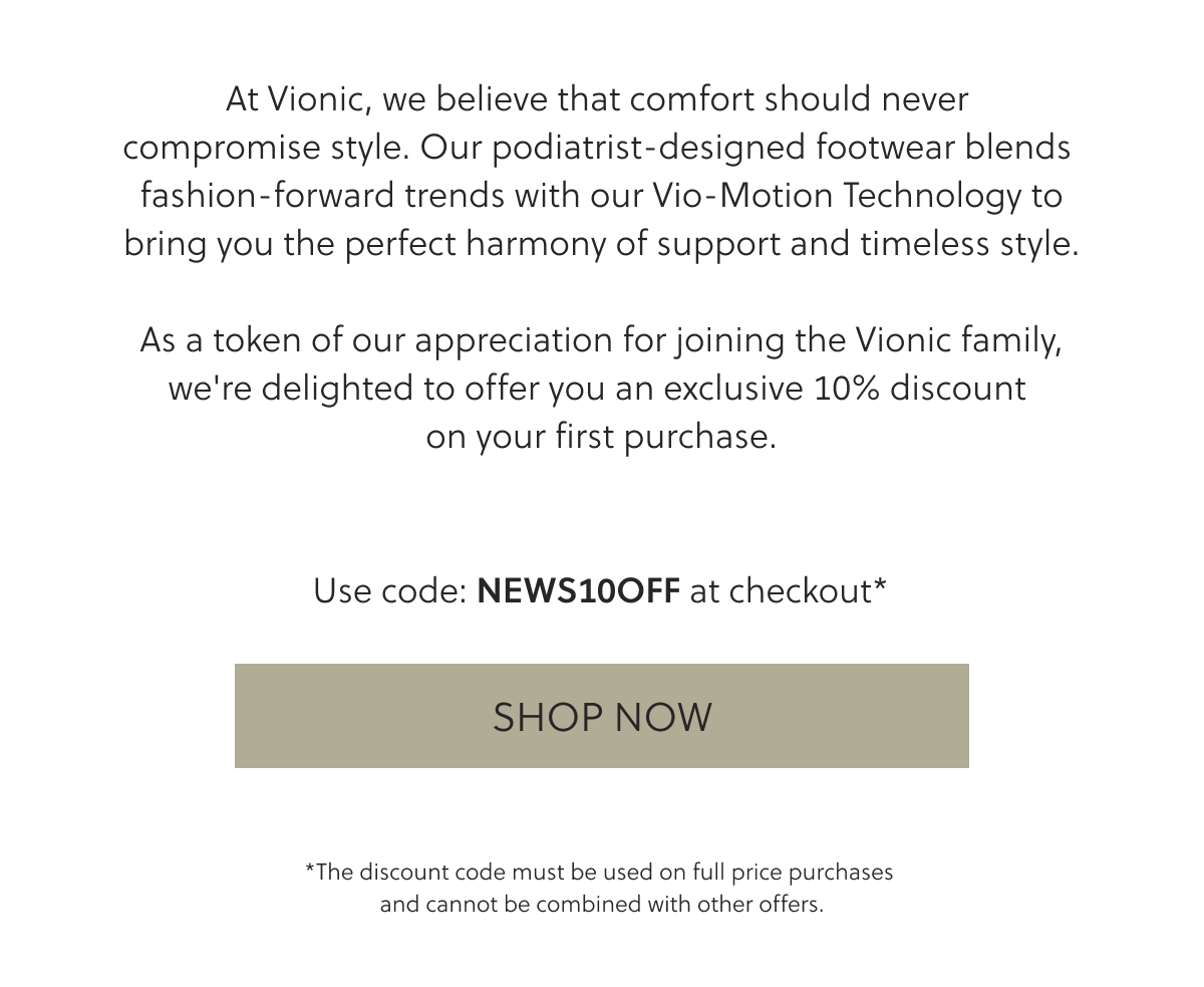 Use Code NEWS10OFF