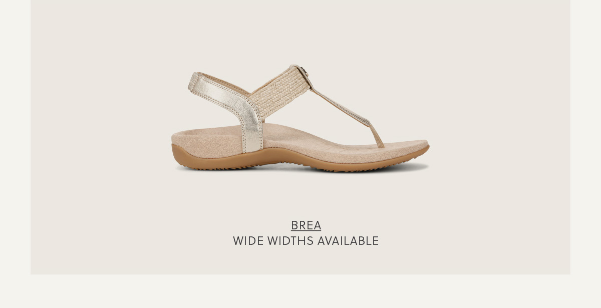 SHOP BREA - WIDE WIDTHS AVAILABLE