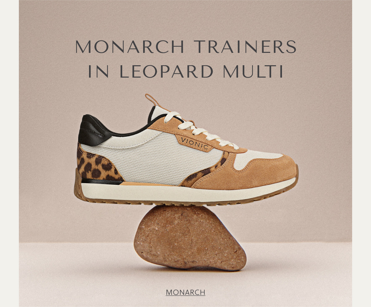 MONARCH TRAINERS IN LEOPARD MULTI - Shop Monarch