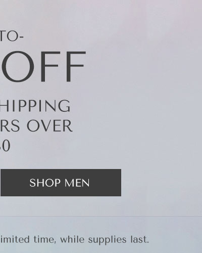 UP TO 50% OFF + FREE SHIPPING ON ORDERS OVER £80 - SHOP MEN - Select styles, prices as marked. Limited time, while supplies last.